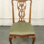 Комплект из 4-х антикварных стульев в стиле Томаса Чиппендейла 1890-х гг. 