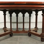 Антикварный стол с балюстрадой 1870-х гг. 