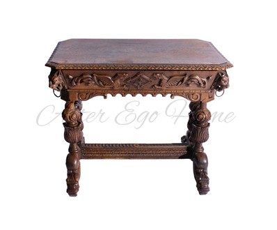 Антикварный резной стол 