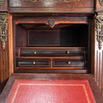 Антикварный секретер неоклассической стилистики с инкрустацией 1840-х гг.