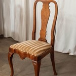 Комплект антикварных стульев светлого дуба 1910-х гг. 