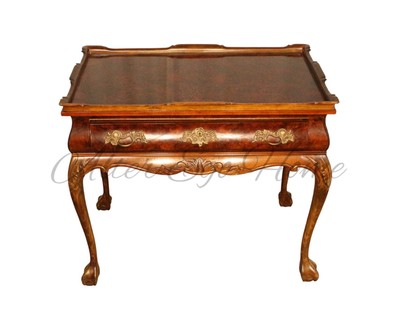 Антикварный чайный столик в стиле Чиппендейл 1910-х гг. 