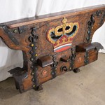 Антикварная настенная вешалка 1830-х гг. 