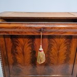 Антикварный шкаф-секретер красного дерева с витыми колонами 1840-х гг.