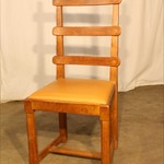 Комплект из 6-ти стульев светлого дуба со сквозными спинками 1940-х гг. 