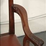 Антикварное кресло в стиле Чиппендейл 1890-х гг. 