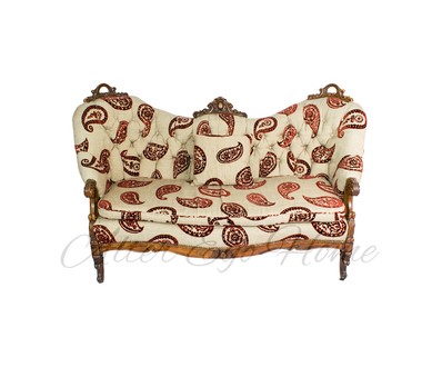 Старинный французский диван из палисандра