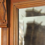 Антикварное настенное зеркало 1890-х гг. 