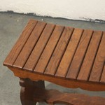 Антикварный табурет с фигурным сидением 1920-х гг. 