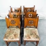 Комплект мягкой мебели с пышными сиденьями 1920-х гг.