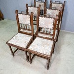Комплект французских антикварных стульев 1870-х гг.