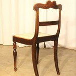 Комплект из 3-х антикварных палисандровых стульев с интарсией 1820-х гг. 