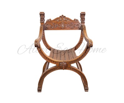 Антикварное кресло «дантеска» 1870-х гг.