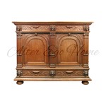 Антикварный дубовый сервант 1840-х гг. 