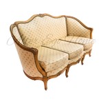 Антикварный французский диван из ореха