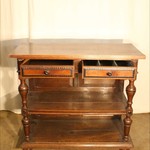 Антикварный консольный стол с точеными балясинами 1860-х гг. 