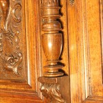 Антикварный буфет с резными композициями 1860-х гг. 