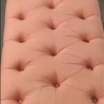 Винтажная скамья с обивкой капитоне 1950-х гг. 