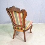 Комплект антикварных стульев в стиле неорококо с мягкой обивкой 1850-х гг.