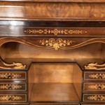 Антикварный секретер с фактурным рисунком махагони 1820-х гг.
