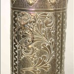 Антикварная подставка для зонтов из латуни 1880-х гг. 