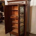 Антикварный голландский шкаф с живописными сюжетами 1870-х гг. 