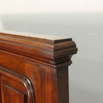 Антикварная скамья с высокой спинкой 1870-х гг. 