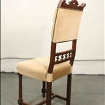 Комплект антикварных стульев с резной балюстрадой 1880-х гг.