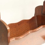 Винтажная газетница из дуба 1950-х гг. 