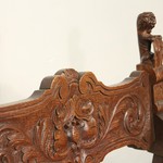 Антикварное курульное кресло 1870-х гг. 