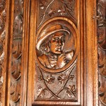 Антикварный бретонский буфет из каштана 1850-х гг. 