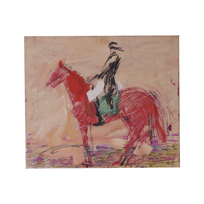 Картина "Красный конь"