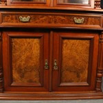 Антикварный книжный шкаф 1870-х гг. 