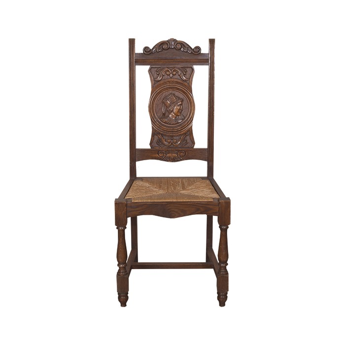 Комплект антикварных стульев из дуба из Франции