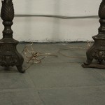 Пара антикварных напольных ламп 1890-х гг. 