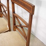 Комплект антикварных стульев со сквозными спинками 1880-х гг.