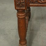 Антикварный резной стул с антропоморфным маскароном 1850-х гг. 