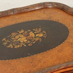 Антикварный чайный столик со съемным подносом 1840-х гг.