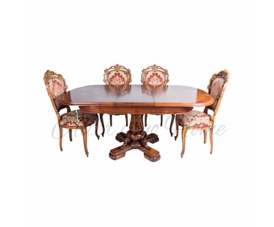 Итальянский мебельный гарнитур для столовой в классическом стиле