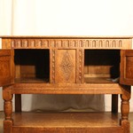 Антикварный дубовый сундук 1920-х гг. 