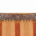 Комплект антикварных стульев с пышными сиденьями 1910-х гг. 