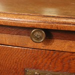 Антикварный буфет с фигурным фасадом 1890-х гг. 