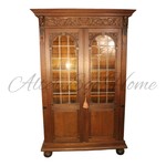 Антикварный книжный шкаф в стиле неоренессанс 1870-х гг. 