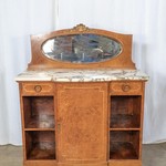 Комплект антикварной ореховой мебели для столовой 1880-х гг. 