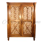 Антикварный книжный шкаф красного дерева 1800-х гг. 