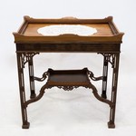 Антикварный чайный столик в стиле шинуазри 1880-х гг.