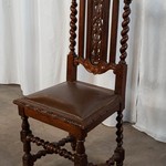 Комплект из 6-ти антикварных стульев с резными спинками 1850-х гг. 