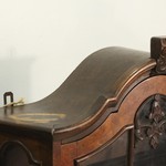 Антикварная навесная голландская витрина 1900-х гг. 