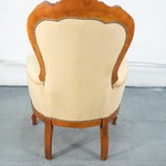 Кресло с резными композициями 1960-х гг.