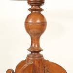 Антикварный чайный столик с круглой столешницей 1850-х гг. 